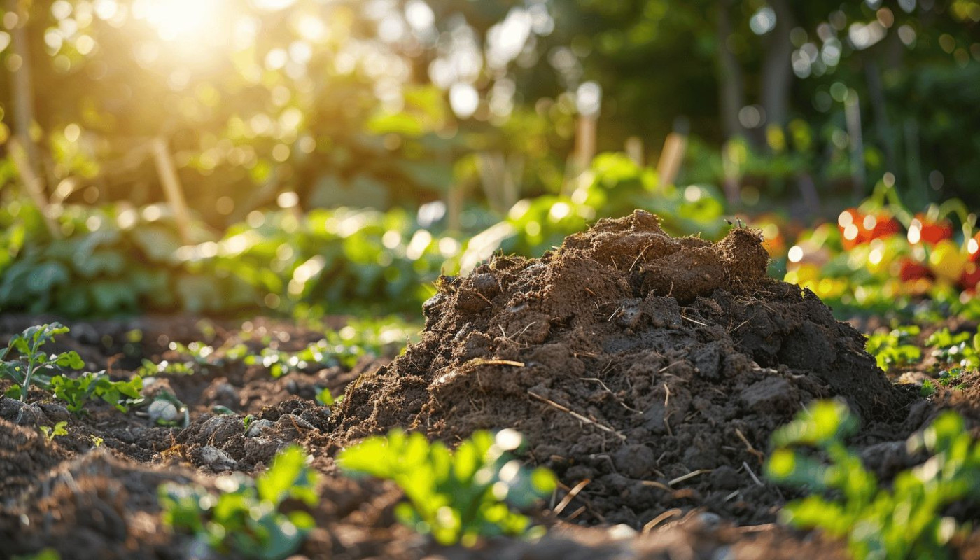 Utilisation saisonnière du fumier de cheval pour des légumes sains
